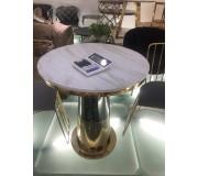 Bàn inox màu vàng 03